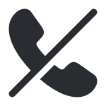 Call Slash SVG Icon